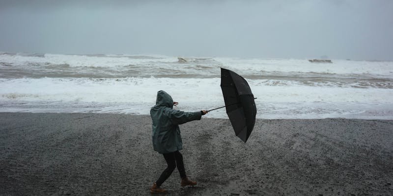 O que fazer na praia com chuva?